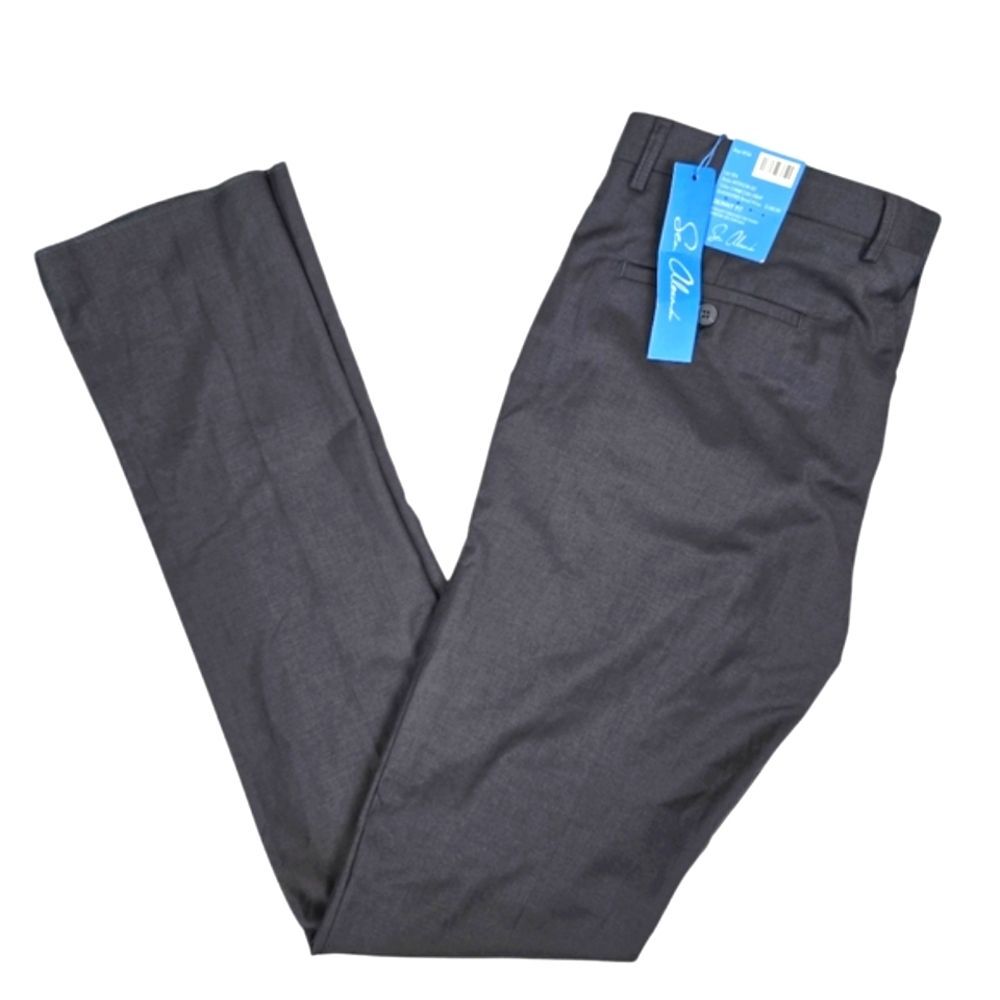 NEW Sean Alexander Skinny Fit Charcoal Gray Dress Pants 34